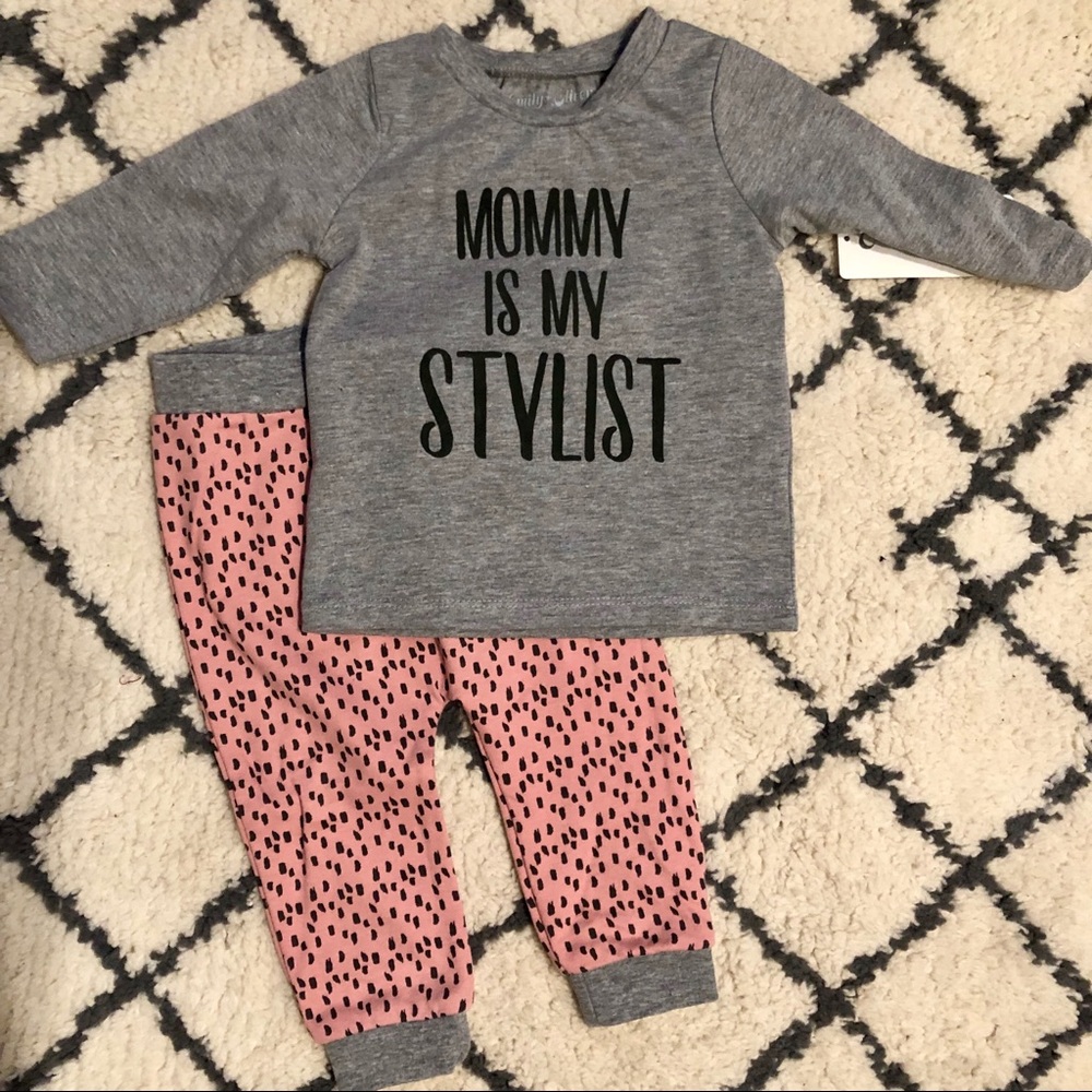 Baby girls two piece set 6-9